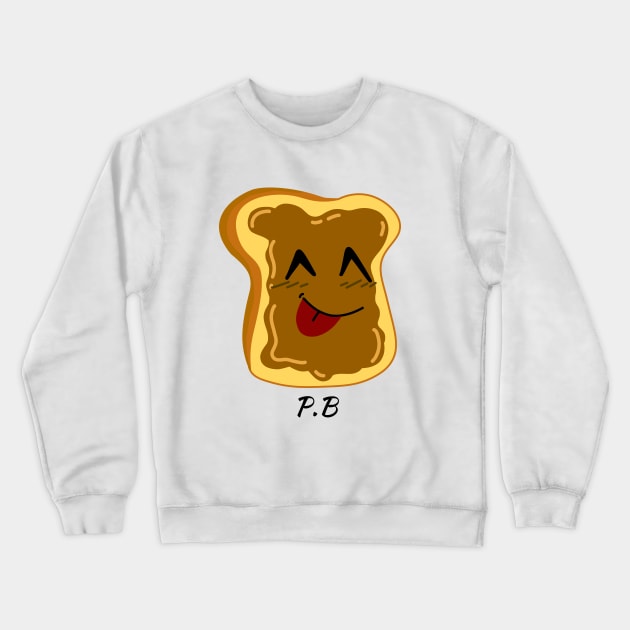 Mr. Peanut Butter Crewneck Sweatshirt by KaosProjxts